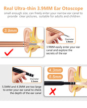 Load image into Gallery viewer, [US Ship]Ear Wax Removal Camera Tool - Wireless Ear Cleaner Otoscope with Light, WiFi Ear Cleaning kit HD Ear Endoscope with Ear Spoon, Ear Camera and Wax Remover for iPhone, Android Phone and Table
