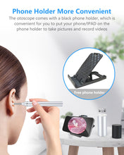 Load image into Gallery viewer, [US Ship] Ear Wax Removal Camera Tool - Wireless Ear Cleaner Otoscope with Light, WiFi Ear Cleaning kit HD Ear Endoscope with Ear Spoon, Ear Camera and Wax Remover for iPhone, Android Phone and Table
