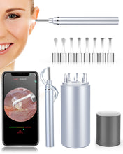 Load image into Gallery viewer, [US Ship] Ear Wax Removal Camera Tool - Wireless Ear Cleaner Otoscope with Light, WiFi Ear Cleaning kit HD Ear Endoscope with Ear Spoon, Ear Camera and Wax Remover for iPhone, Android Phone and Table
