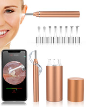 Load image into Gallery viewer, [US Ship] Ear Wax Removal Camera Tool - Wireless Ear Cleaner Otoscope with Light, WiFi Ear Cleaning kit HD Ear Endoscope with Ear Spoon, Ear Camera and Wax Remover for iPhone, Android Phone and Table
