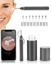 Load image into Gallery viewer, [US Ship] Ear Wax Removal Camera Tool - Wireless Ear Cleaner Otoscope with Light, WiFi Ear Cleaning kit HD Ear Endoscope with Ear Spoon, Ear Camera and Wax Remover for iPhone, Android Phone and Table
